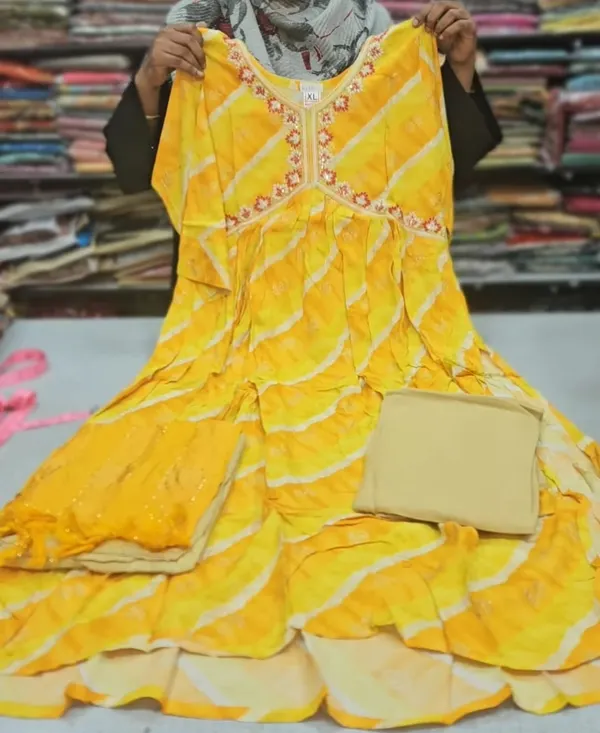 Nayra Cut Kurti with Bottom & Dupatta | TS1823